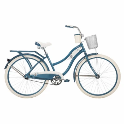 Women's Deluxe Cruiser Bicycle, Gloss Periwinkle, Coaster Brake, 26-In.