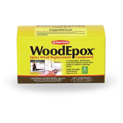 WoodEpox Epoxy, Wood Filler, 32-oz.