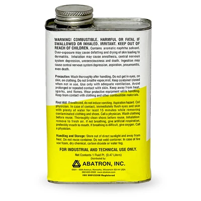 General Purpose Thinner and Cleaning Solvent for Epoxies, 1 Pint Bottle