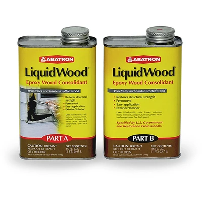 LiquidWood Epoxy, Wood Hardener, 32-oz.