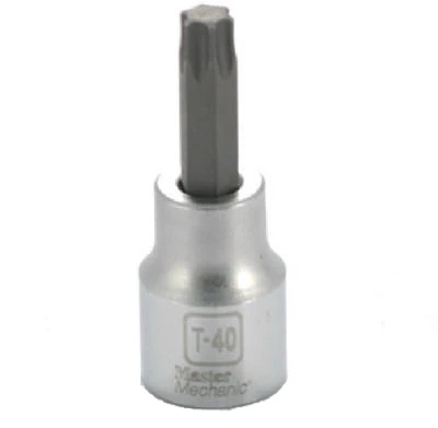 MASTER MECHANIC T-40 Torx Bit Socket, 3/8-In. Drive