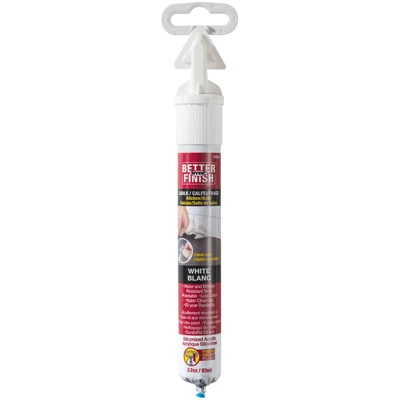 Kitchen & Bath Caulk, Clear, 2.8 Oz. With Applicator Head