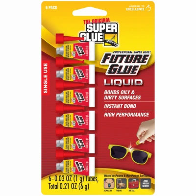 Instant Super Glue, 1-gm., 6-Pk.