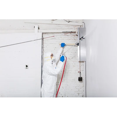 6 x 9-Inch Aluminum Spray Shield with 18-Inch Acme-Threaded Hardwood Handle for Painting & Drywall Protection