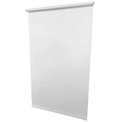 Linen Roller Window Shade Light Filtering White 37 by 72 Inches