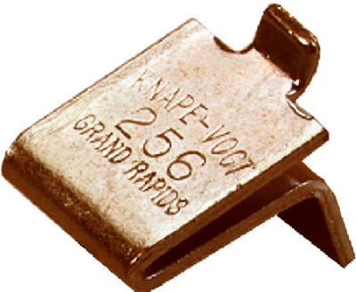 Shelf Support Clips, Brass, 12-Pk.