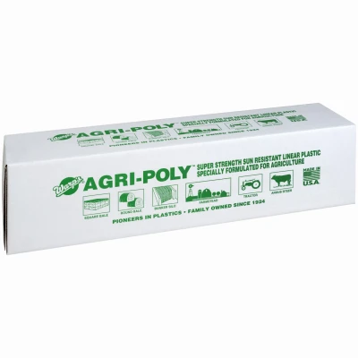 Agri-poly Sheeting, 4.5 Mil, Black, 24' X 100'