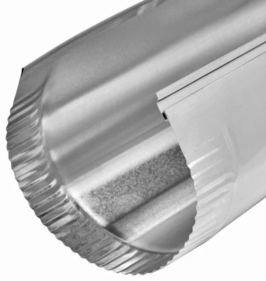 Lambro 4-in X 24-in Aluminum Round Duct Pipe For Ventilation