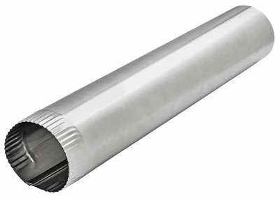 Aluminum HVAC Snap Lock Pipe, 3 In. x 2 Ft.
