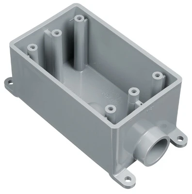 Single Gang Type FSE Outlet Box, 1 In.