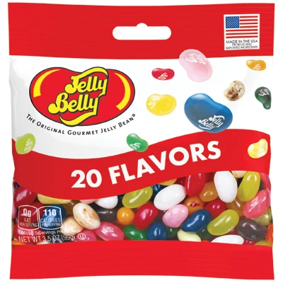 Gourmet Jelly Beans, 20 Flavors, Grab & Go Bag, 3.5-oz.