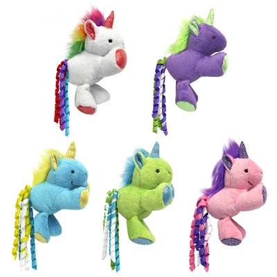 Unicorn Plush Cat Toy with Catnip, 6-In.