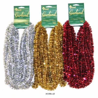 15 Feet Deluxe Mini Trim Colored Garland Assortment - Holiday Decoration