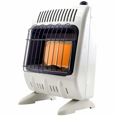 Radiant Wall Heater, Vent-Free, White, 10,000 BTU, For 300 Sq. Ft.