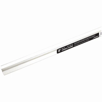 Corner Guard, Self-Tap Nails, Clear, 5/8-In. x 8-Ft.