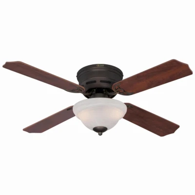 Hadley Ceiling Fan + Light Kit, Oil Rubbed Bronze, 42-In.