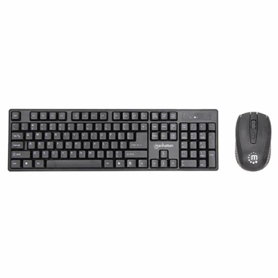 Wireless Keyboard And Optical Mouse Set With Adjustable Dpi And Ergonomic Design