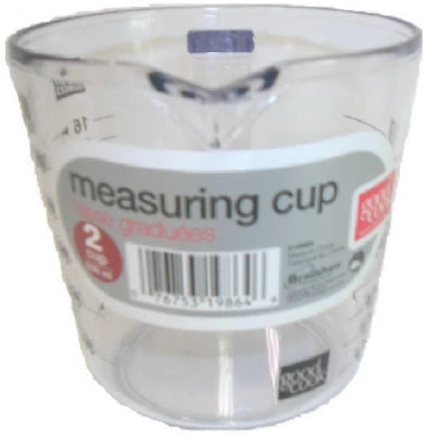 Good Cook 2-Cup High-Impact Clear Plastic Measuring Cup