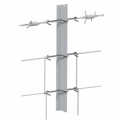 Revolutionary Steel Spring Wire T-Post Clip, For Non-Electric Field Fence or Wire, 50-Pk