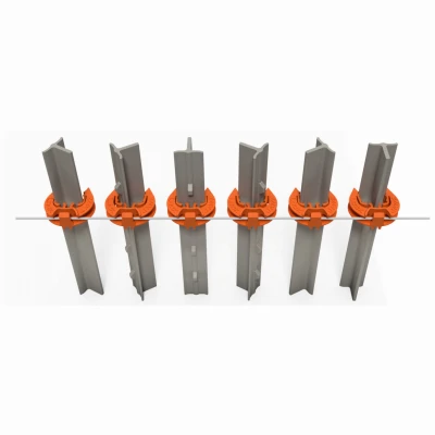 Lock Jawz Electric Fence T-Post Insulator, Orange, 6 Positions
