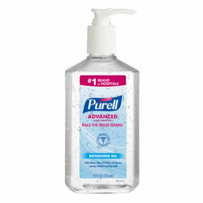 Advanced Hand Sanitizer Refreshing Gel, Clean Scent, 12 oz.