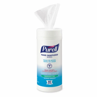 Hand Sanitizer Wipes, Fragrance Free, 80-Ct.