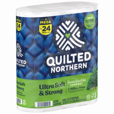 2-Ply Mega Roll Toilet Paper, 6-Pk.