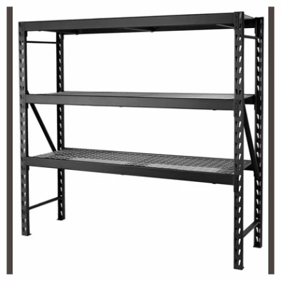 3-Tier Shelving Unit, Industrial Strength, 1500-Lb. Capacity, 77 W x 24 D x 72-In. H