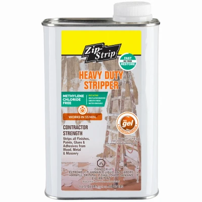 Zip-Strip Heavy-Duty Gel Paint Stripper, 1 Quart Container