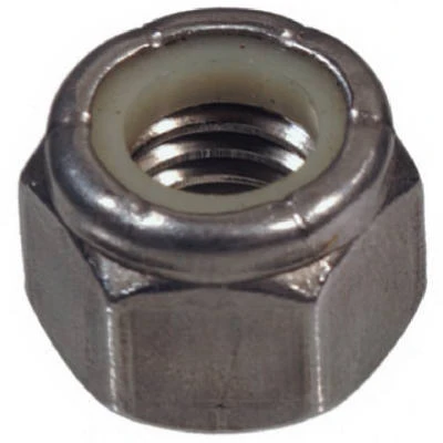 Lock Nuts, Stainless Steel, 3/8-16, 50-Pk.