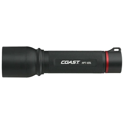 HP7-XDL LED Focusing Pocket Flashlight, Water-Resistant Polymer