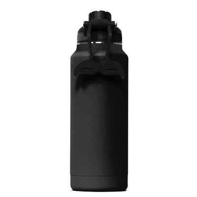 34-Ounce Copper-Clad Hydration Bottle with Black Powder Coat Finish