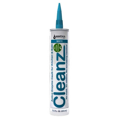 CleanSeal Enzyme Caulk, White, 10.5 oz.