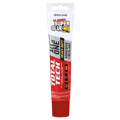 Super Glue Total Tech Adhesive / Sealant, Clear, 4.2 oz.Tube