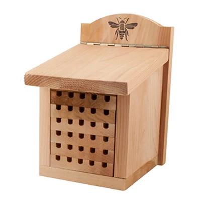 Cedar Mason Bee House, Small, Model 28552 - Professional Grade