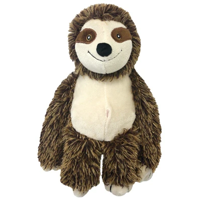 Bark Buddy Sloth Plush Dog Toy Durable Soft Squeaky Pet Chew Toy