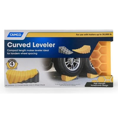 RV Curved Leveler & Wheel Chock
