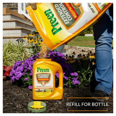 Extended Control Weed Preventer Granules, 21.45 Pounds, Covers 3,500 Square Feet