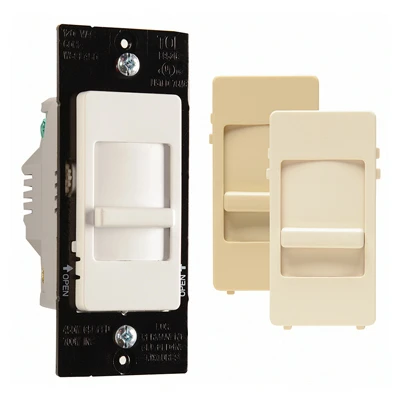 Pass & Seymour Wide Slide Dimmer Switch, For CFL LED