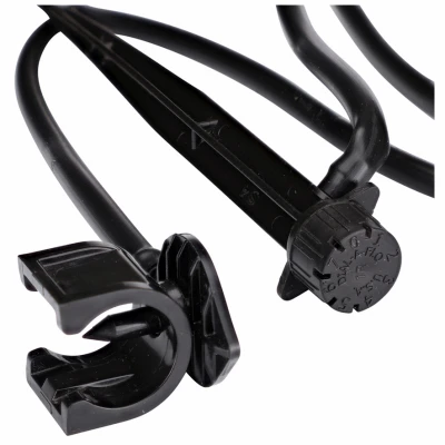 Adjustable Flow Bubbler Assembly, Half-Circle Pattern, 4 Stream, with 1/4 in. Clamp N Pierce Inlet on 6 in. Stake