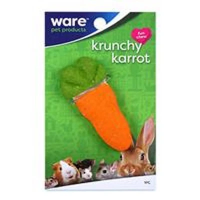 Krunchy Karrot Chew Treat for Small Animals, 1 Piece