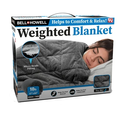 Weighted Blanket, Twin, 41 x 60-In., 10-Lbs.