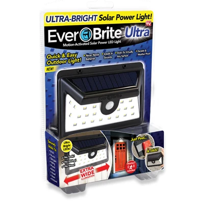 Ever Brite Solar Powered LED Light, Motion Activated