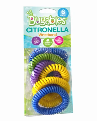 Citronella Mosquito Repellent Bands, 6-Pk.