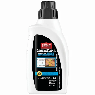 GroundClear Weed and Grass Killer Super Concentrate, 32 Ounce Bottle