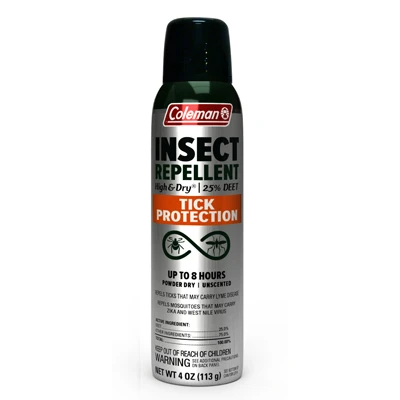 High and Dry Tick and Insect Spray Repellent, 4 Ounce Bottle