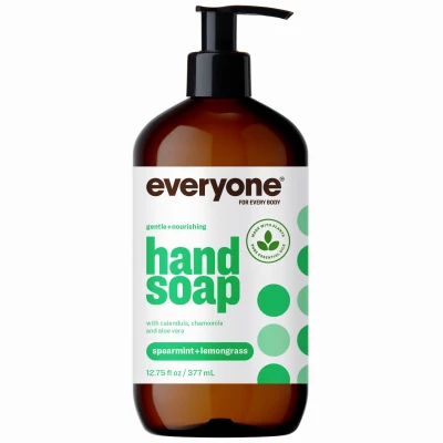 Liquid Hand Soap, Spearmint Lemongrass, 12.75 Oz - Ewg Verified