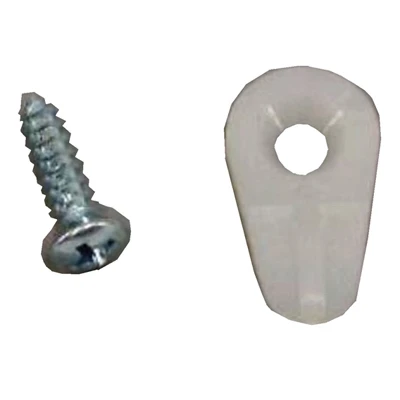 US Hardware White Nylon Screen Clip 8 pk US Hardware White Nylon Screen Clip 8 pk
