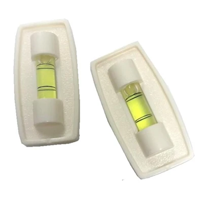 RV Stick-On Level, Black Plastic, 2-Pk.