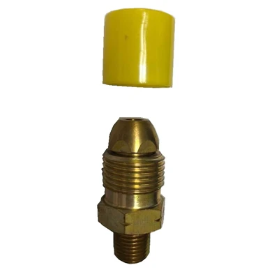 RV Propane Adapter Fitting, Brass, 1/4 In.